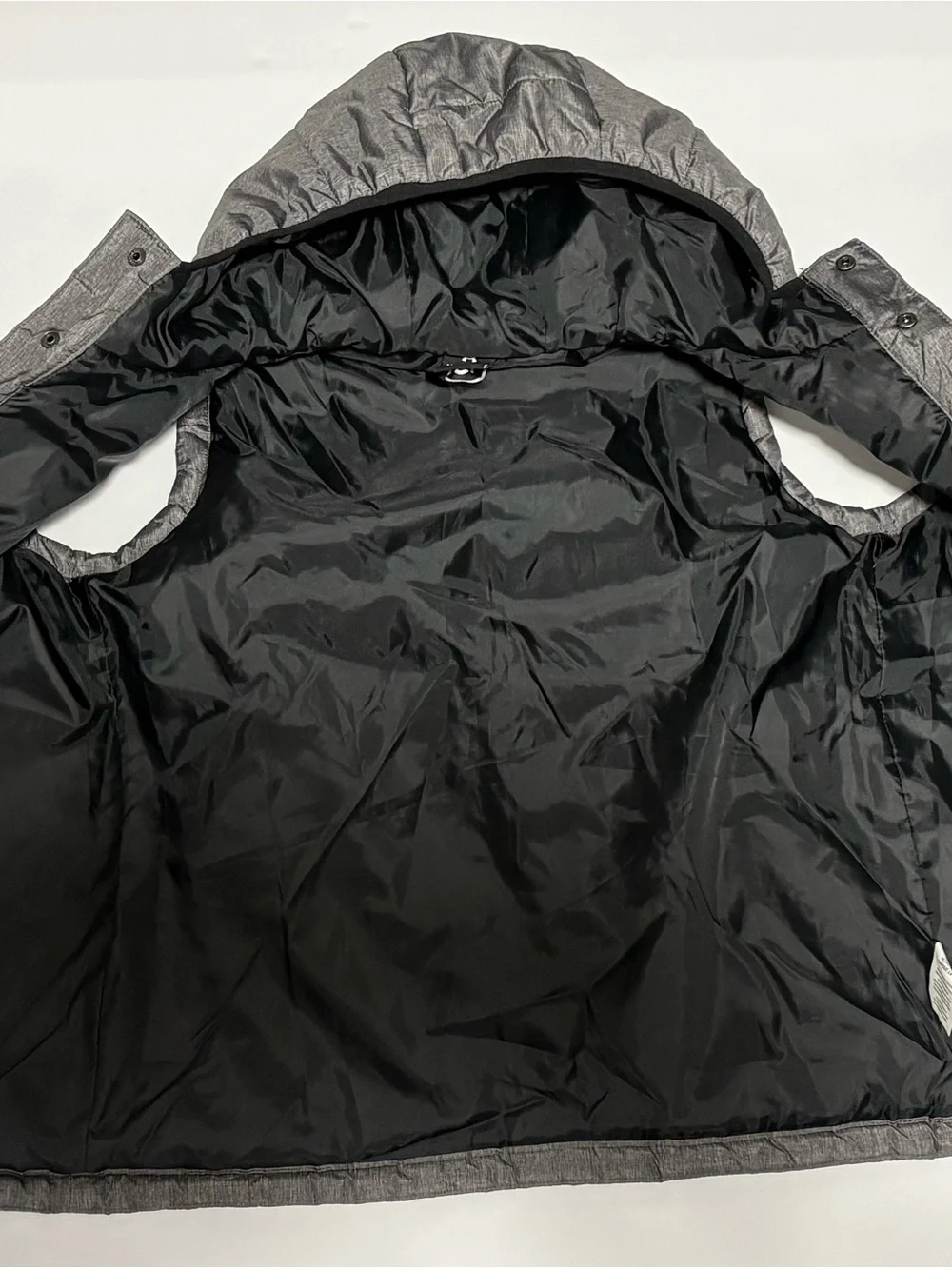 Under Armour Heather Gray Hooded Puffer Vest